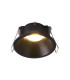 Kiel Recessed Spotlight 6.6cm Slim 5mm Trim 35mm GU10 (Max 8W) IP54 Cut Out 60mm Black-1