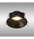 Kiel Recessed Spotlight 6.6cm Slim 5mm Trim 35mm GU10 (Max 8W) IP54 Cut Out 60mm Black-2