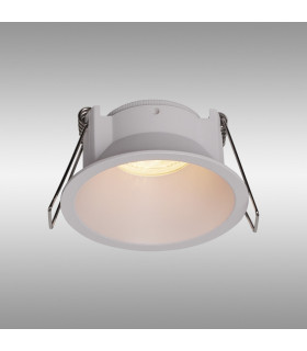 Kiel Recessed Spotlight 6.6cm Slim 5mm Trim 35mm GU10 (Max 8W) IP54 Cut Out 60mm White-2