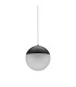 Kilda 1 Light Surface Pendant 10W LED 3000K 800lm Black 3yrs Warranty-4