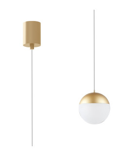 Kilda 1 Light Surface Pendant 10W LED 3000K 800lm Gold 3yrs Warranty-1