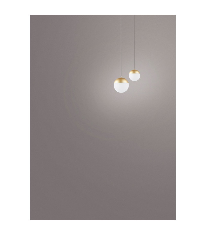 Kilda 1 Light Surface Pendant 10W LED 3000K 800lm Gold 3yrs Warranty-3
