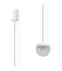 Kilda 1 Light Surface Pendant 10W LED 3000K 800lm White 3yrs Warranty-1