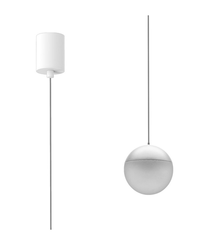 Kilda 1 Light Surface Pendant 10W LED 3000K 800lm White 3yrs Warranty-1