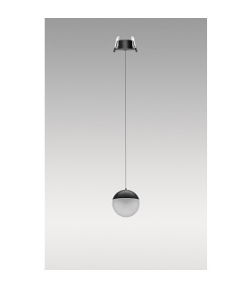 Kilda 1 Light Recessed Pendant 10W LED 3000K 800lm Black 3yrs Warranty-2