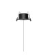 Kilda 1 Light Recessed Pendant 10W LED 3000K 800lm Black 3yrs Warranty-4