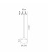 Kilda 1 Light Recessed Pendant 10W LED 3000K 800lm Black 3yrs Warranty-6