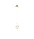 Kilda 1 Light Recessed Pendant 10W LED 3000K 800lm Gold 3yrs Warranty-1
