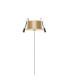 Kilda 1 Light Recessed Pendant 10W LED 3000K 800lm Gold 3yrs Warranty-3