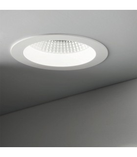 LED 1 Light Recessed Spotlight White IP44 - 2