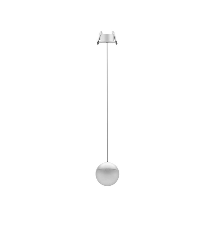 Kilda 1 Light Recessed Pendant 10W LED 3000K 800lm White 3yrs Warranty-1