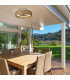 Kilimanjaro 24W LED Ceiling Light CCT 2700/4000/5000K 1700lm Beige Rattan 5yrs Warranty-5
