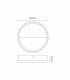 Kitesurf 25cm Wall Lamp 8W LED 3000K 640lm White 3yrs Warranty-5
