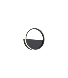 Kitesurf 20cm Wall Lamp 8W LED 3000K 640lm Black 3yrs Warranty-1