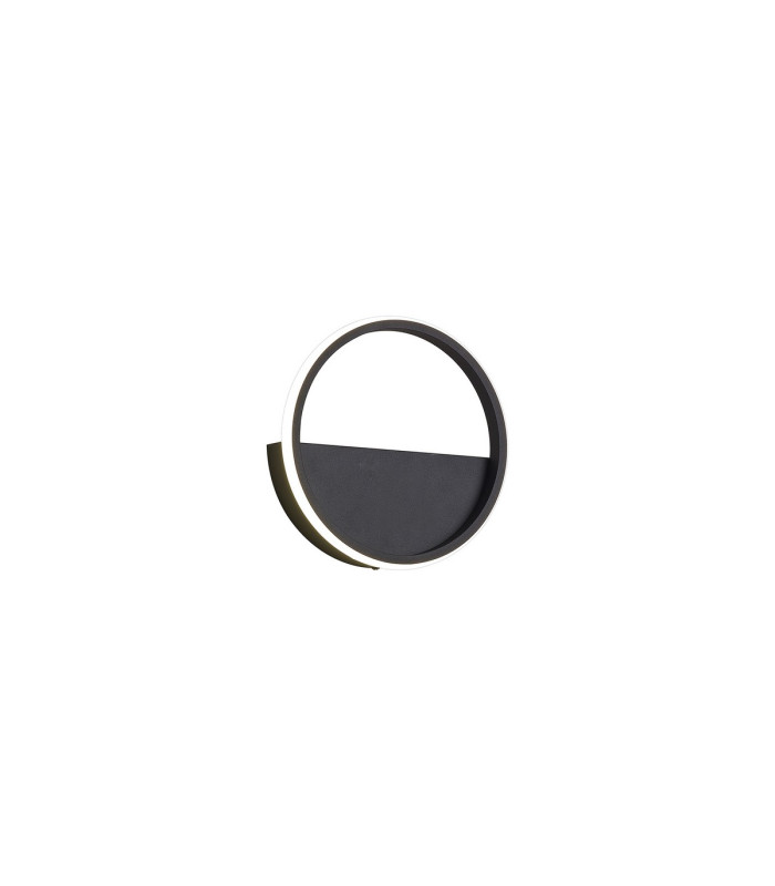 Kitesurf 20cm Wall Lamp 8W LED 3000K 640lm Black 3yrs Warranty-1