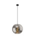 Kriss Squircle Pendant 1 Light GU10 Black/Black Glass Shade With Inner Lined Funnel Glass-5