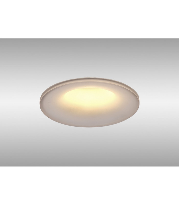 Lagos Recessed Spotlight 10cm Round GU10 (Max 12W) Cut Out 85mm White-2