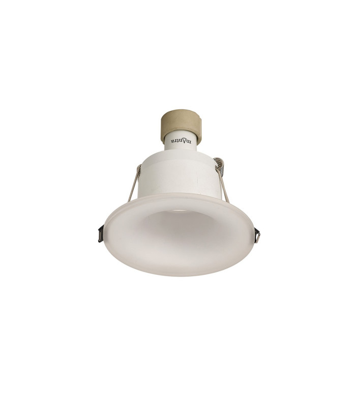 Lagos Recessed Spotlight 10cm Round GU10 (Max 12W) Cut Out 85mm White-5