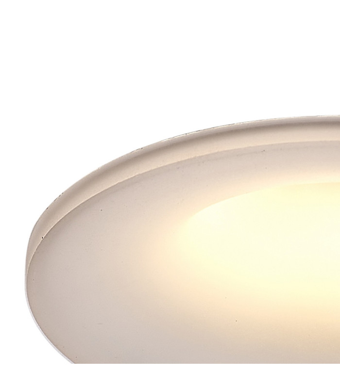 Lagos Recessed Spotlight 10cm Round GU10 (Max 12W) Cut Out 85mm White-6