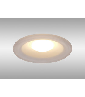 Lagos Recessed Spotlight 12cm Round GU10 (Max 12W) Cut Out 95mm White-2