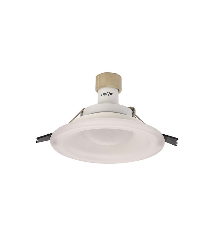 Lagos Recessed Spotlight 12cm Round GU10 (Max 12W) Cut Out 95mm White-3