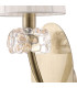 Loewe Wall Lamp 1 Light E14 Antique Brass With White Shade (4735)-4