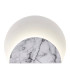 Marmol Wall Lamp Layered 12W LED 3000K 1080lm White Marble/White 3yrs Warranty-2