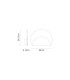 Marmol Wall Lamp Layered 12W LED 3000K 1080lm White Marble/White 3yrs Warranty-7