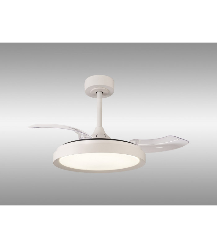 Mistral Mini 40W LED Dimmable Ceiling Light With Built-In 28W DC Fan 2700-5000K Remote Control 2500lm White 5yrs Warranty-2