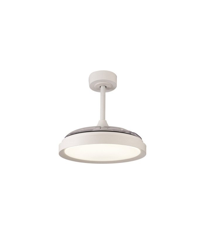 Mistral Mini 40W LED Dimmable Ceiling Light With Built-In 28W DC Fan 2700-5000K Remote Control 2500lm White 5yrs Warranty-5
