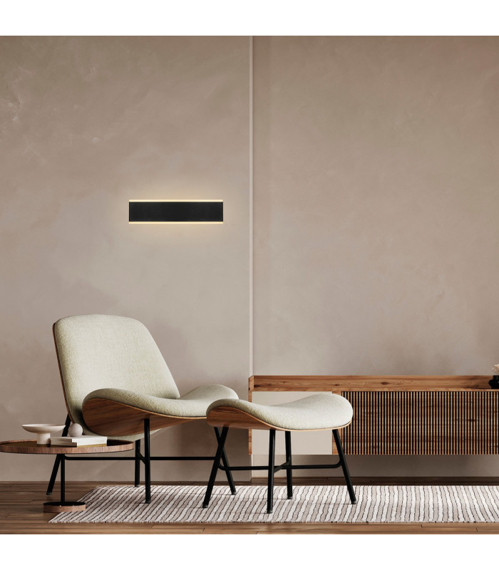 Nelson Wall Light 16W LED CCT Switchable 2700/3200/4000K 1080lm Black 3yrs Warranty-4