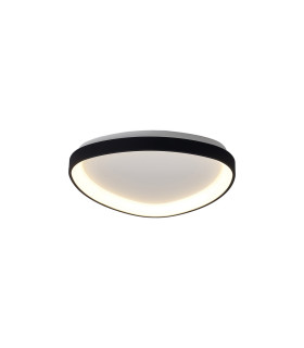 Niseko II Triangular Ceiling 42cm 38W LED 2700K-5000K Tuneable 2500lm Remote Control Black 3yrs Warranty-1