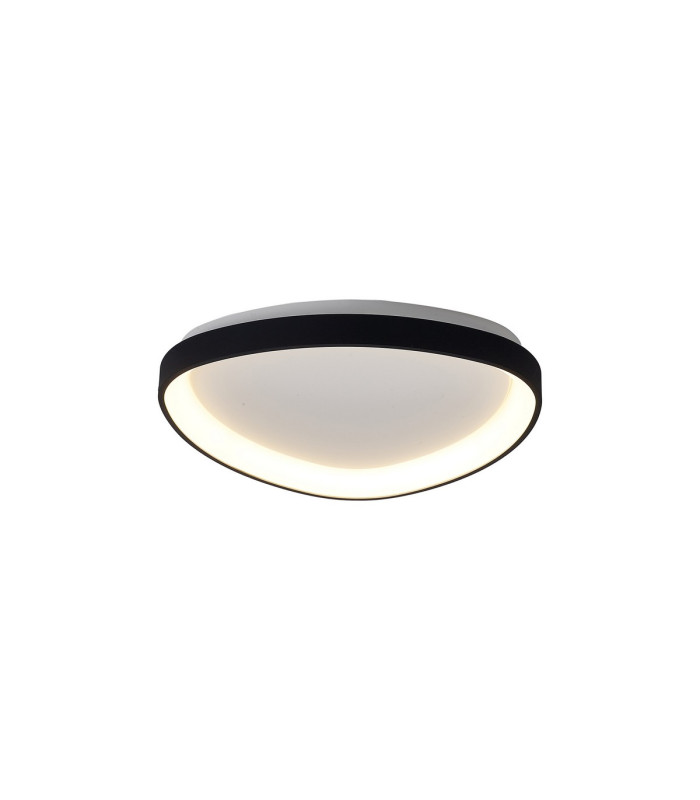 Niseko II Triangular Ceiling 42cm 38W LED 2700K-5000K Tuneable 2500lm Remote Control Black 3yrs Warranty-1
