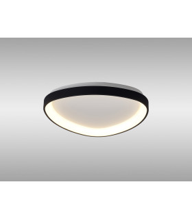 Niseko II Triangular Ceiling 42cm 38W LED 2700K-5000K Tuneable 2500lm Remote Control Black 3yrs Warranty-2