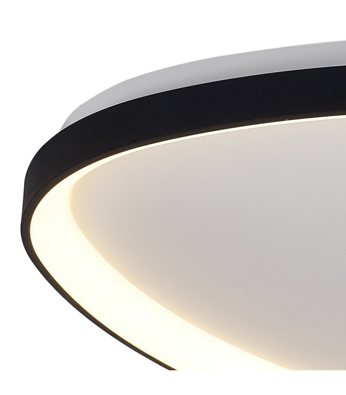 Niseko II Triangular Ceiling 42cm 38W LED 2700K-5000K Tuneable 2500lm Remote Control Black 3yrs Warranty-3