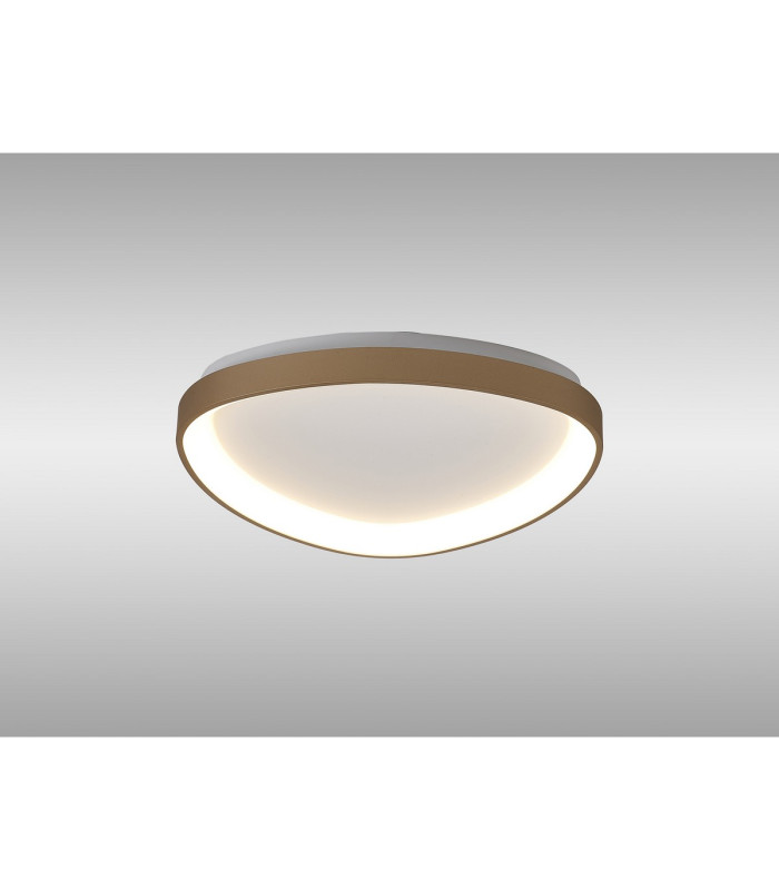 Niseko II Triangular Ceiling 42cm 38W LED 2700K-5000K Tuneable 2500lm Remote Control Gold 3yrs Warranty-2