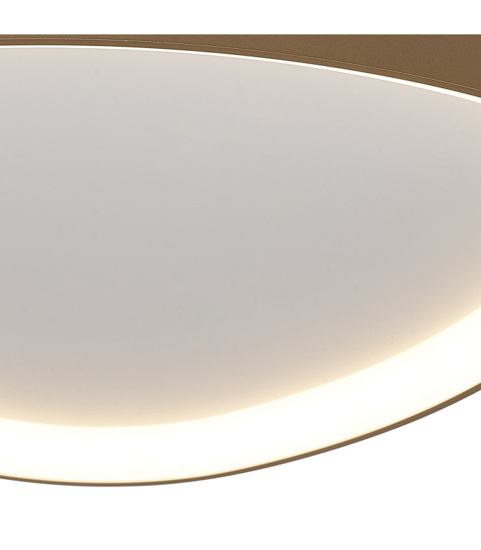 Niseko II Triangular Ceiling 42cm 38W LED 2700K-5000K Tuneable 2500lm Remote Control Gold 3yrs Warranty-4