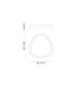 Niseko II Triangular Ceiling 42cm 38W LED 2700K-5000K Tuneable 2500lm Remote Control Gold 3yrs Warranty-5