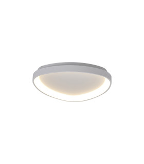 Niseko II Triangular Ceiling 42cm 38W LED 2700K-5000K Tuneable 2500lm Remote Control White 3yrs Warranty-1