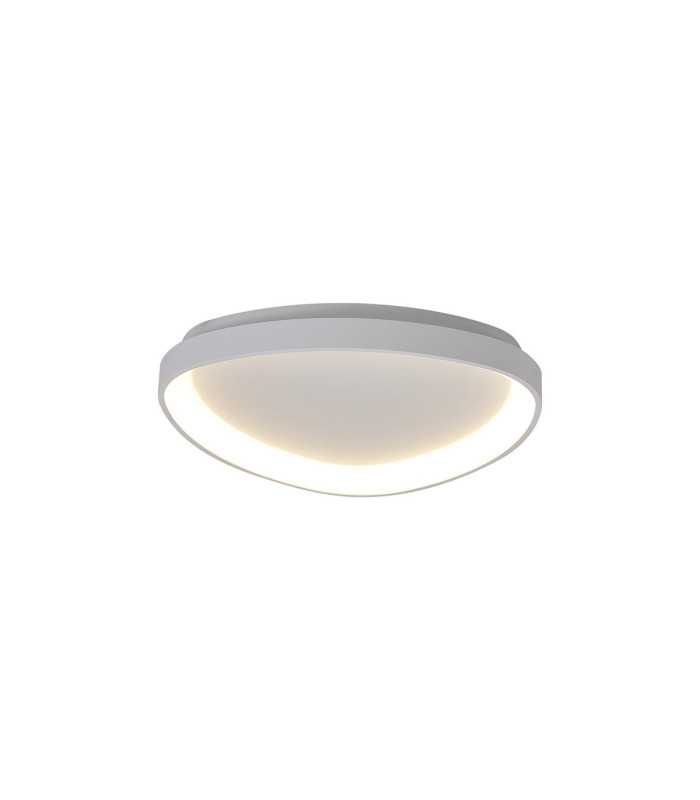 Niseko II Triangular Ceiling 42cm 38W LED 2700K-5000K Tuneable 2500lm Remote Control White 3yrs Warranty-1