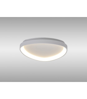 Niseko II Triangular Ceiling 42cm 38W LED 2700K-5000K Tuneable 2500lm Remote Control White 3yrs Warranty-2