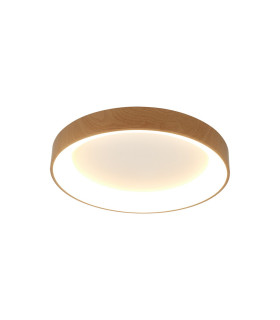 Niseko II Ring Ceiling 50cm 40W LED 2700K-5000K Tuneable 2950lm Remote Control & APP Wood 3yrs Warranty-1