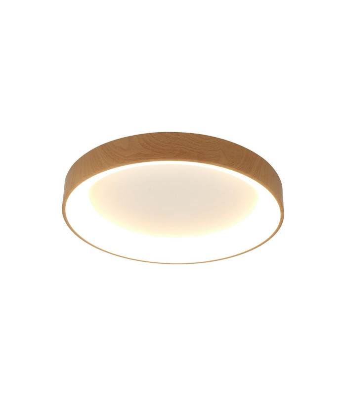 Niseko II Ring Ceiling 50cm 40W LED 2700K-5000K Tuneable 2950lm Remote Control & APP Wood 3yrs Warranty-1