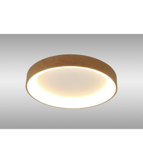 Niseko II Ring Ceiling 50cm 40W LED 2700K-5000K Tuneable 2950lm Remote Control & APP Wood 3yrs Warranty-2