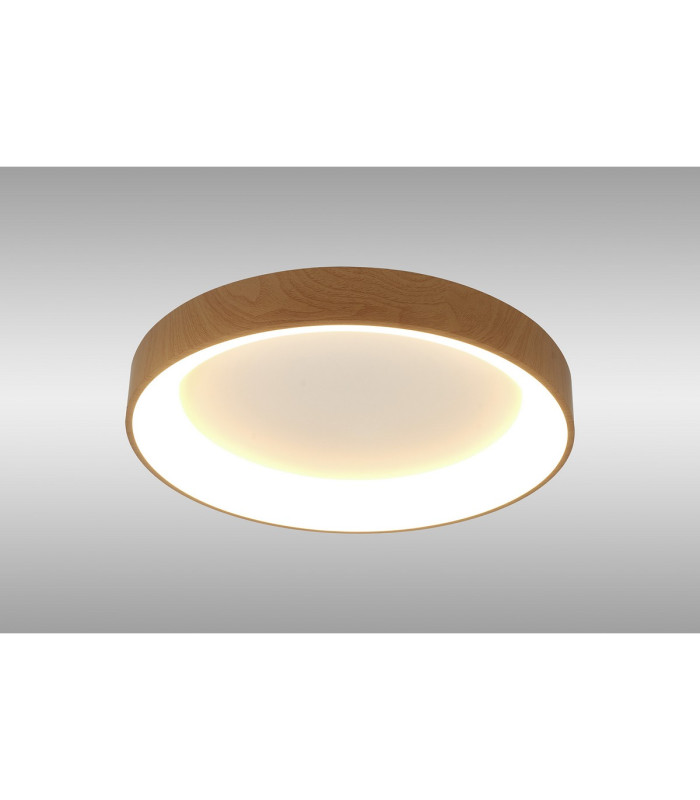 Niseko II Ring Ceiling 50cm 40W LED 2700K-5000K Tuneable 2950lm Remote Control & APP Wood 3yrs Warranty-2