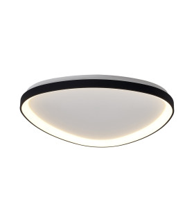 Niseko II Triangular Ceiling 61cm 50W LED 2700K-5000K Tuneable 3000lm Remote Control Black 3yrs Warranty-1