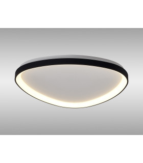 Niseko II Triangular Ceiling 61cm 50W LED 2700K-5000K Tuneable 3000lm Remote Control Black 3yrs Warranty-2