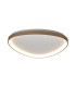 Niseko II Triangular Ceiling 61cm 50W LED 2700K-5000K Tuneable 3000lm Remote Control Gold 3yrs Warranty-1