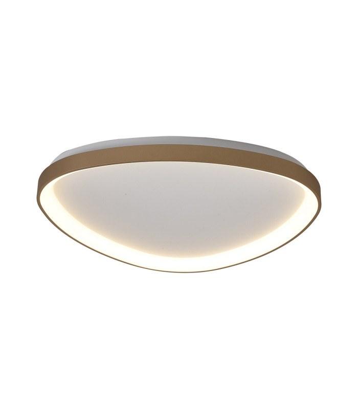 Niseko II Triangular Ceiling 61cm 50W LED 2700K-5000K Tuneable 3000lm Remote Control Gold 3yrs Warranty-1