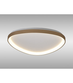 Niseko II Triangular Ceiling 61cm 50W LED 2700K-5000K Tuneable 3000lm Remote Control Gold 3yrs Warranty-2